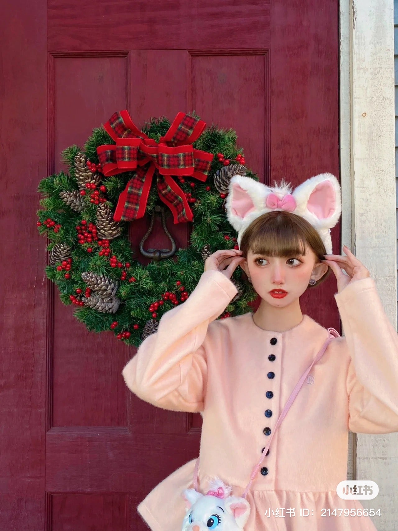 Disney|园内限定玛丽猫发箍/粉粉少女心