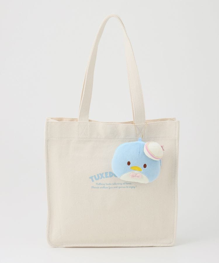 Sanrio|附带大头三丽鸥挂件肩背式帆布包/电脑包/有夹层/有搭扣|可容13寸电脑