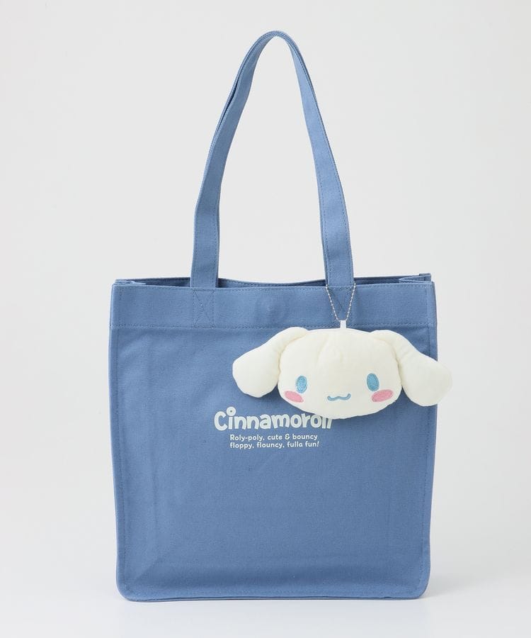 Sanrio|附带大头三丽鸥挂件肩背式帆布包/电脑包/有夹层/有搭扣|可容13寸电脑