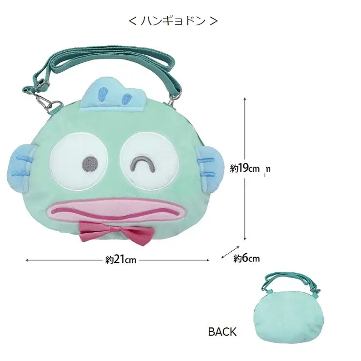Sanrio|大头玩偶造型斜挎包|32*29*60cm