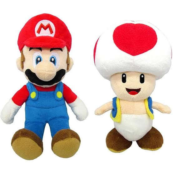 Nintendo|Mario马里奥毛茸玩偶|约11x11x24cm