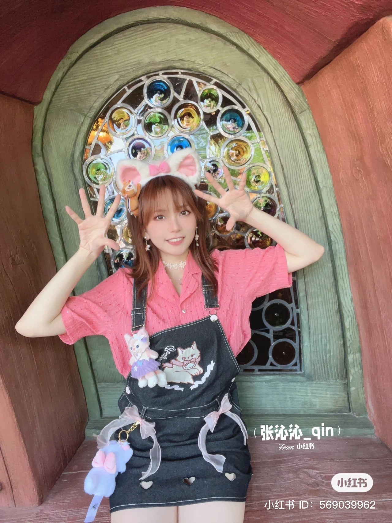 Disney|园内限定玛丽猫发箍/粉粉少女心