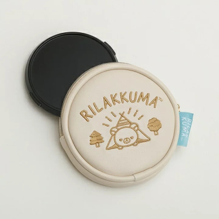 Rilakkuma轻松熊|露营系列相机带/附镜头包/零钱包/易收纳|Strap size: H500 x W35mm Pouch size: 100×20mm