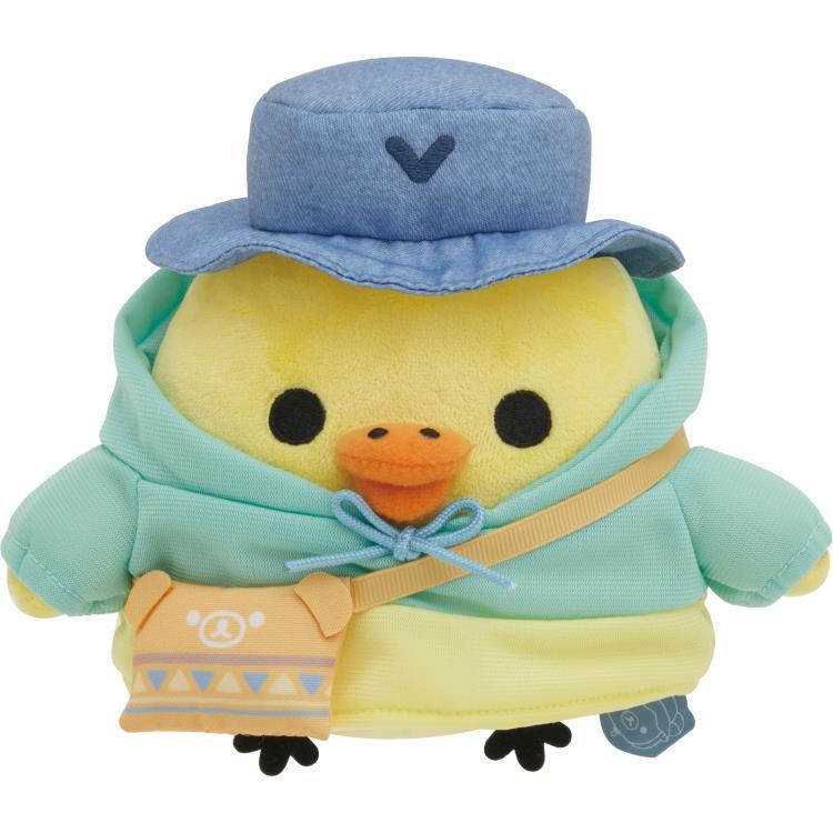Rilakkuma轻松熊|露营系列小黄鸡玩偶|约140×160×100mm