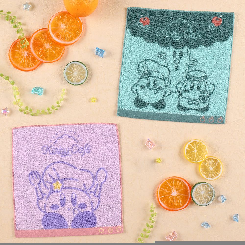 Kirby|2023夏季限定卡比瓦豆双面对称色/刺绣抗菌防臭小毛巾/小方巾|23*23cm