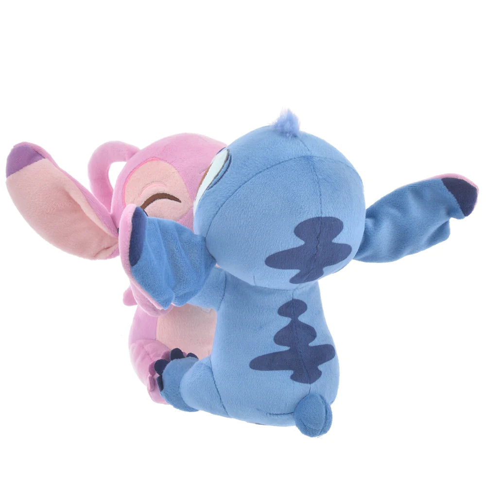 Disney|史迪仔安琪happy hug抱抱情侣公仔|H19×W25×D26cm