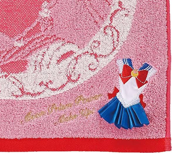 Sailor moon|美战30周年限定抗菌防臭/3d立体刺绣小方巾/水冰月/月野兔|約30×30cm