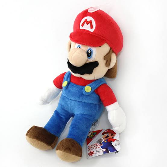 Nintendo|Mario马里奥毛茸玩偶|约11x11x24cm