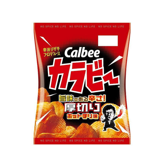 Calbee卡乐比|Super potato hot chilli 辣土豆厚切波浪薯片/零食|56g【23.09】