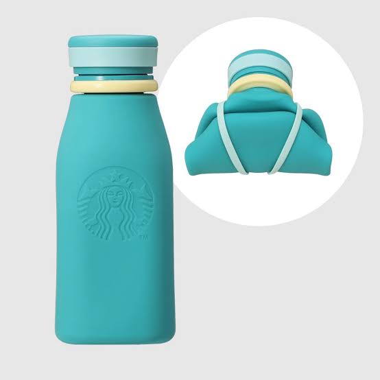 Starbucks日本星巴克|耐热耐冷可折叠便携杯/小粽子杯|355ml