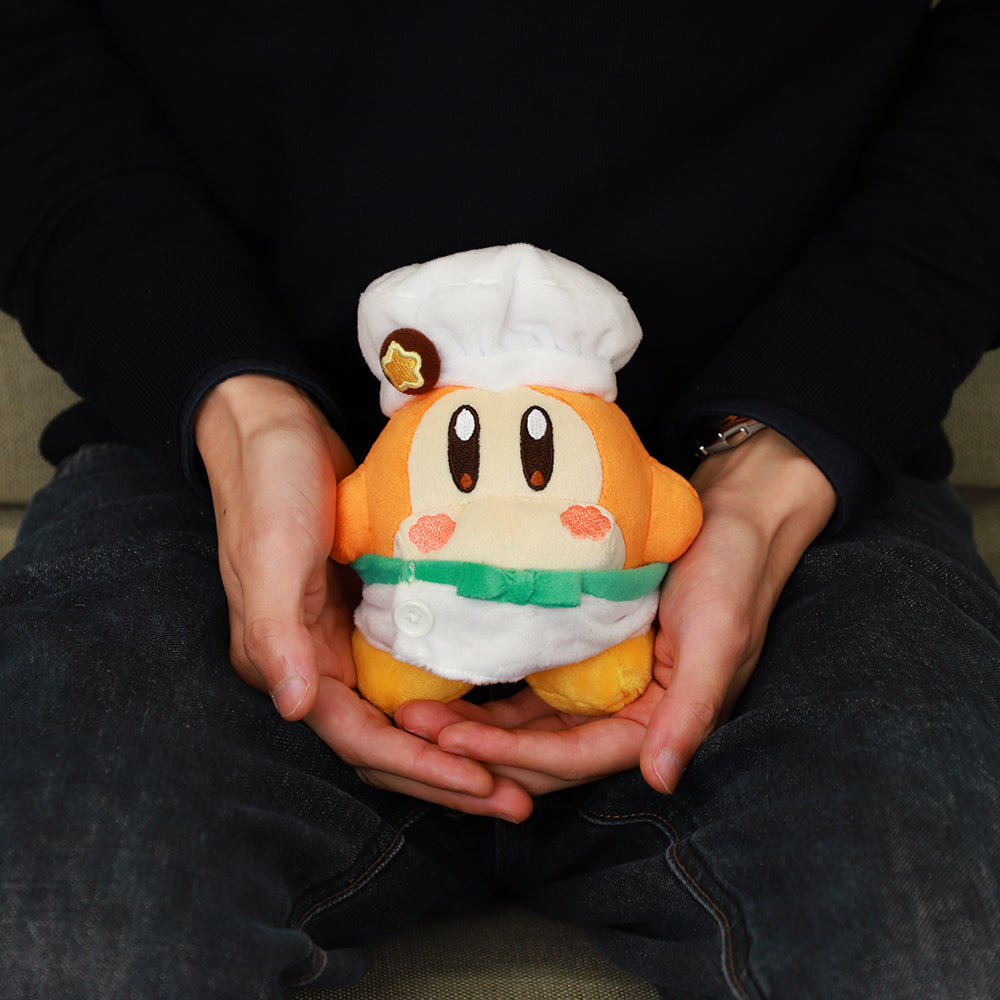 Kirby|cafe厨房限定厨师服瓦豆公仔|約H140×W120×D90mm