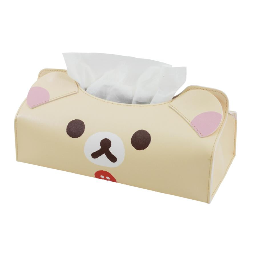 Rilakkuma轻松熊|皮质感纸巾盒/纸巾套|约255×135×120mm