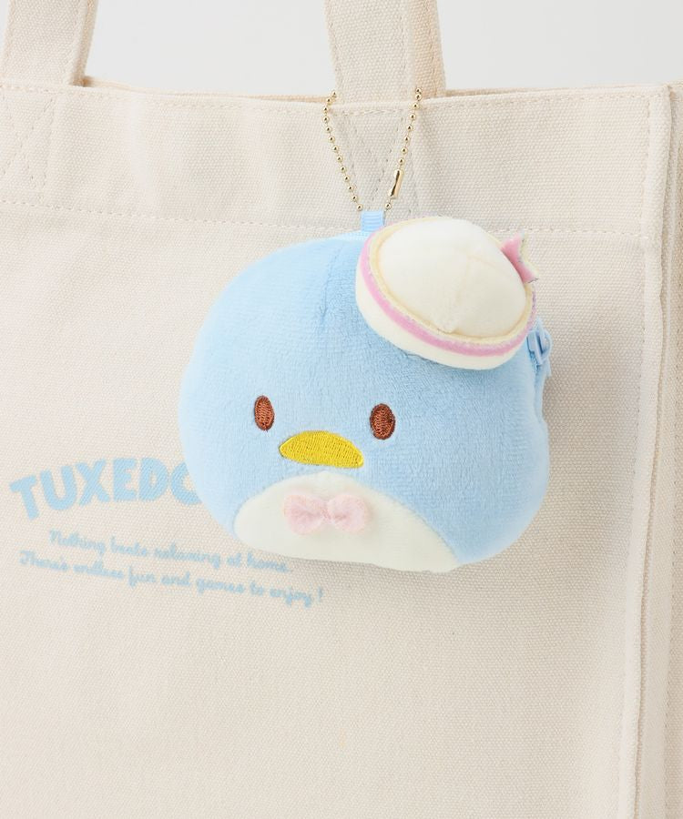 Sanrio|附带大头三丽鸥挂件肩背式帆布包/电脑包/有夹层/有搭扣|可容13寸电脑