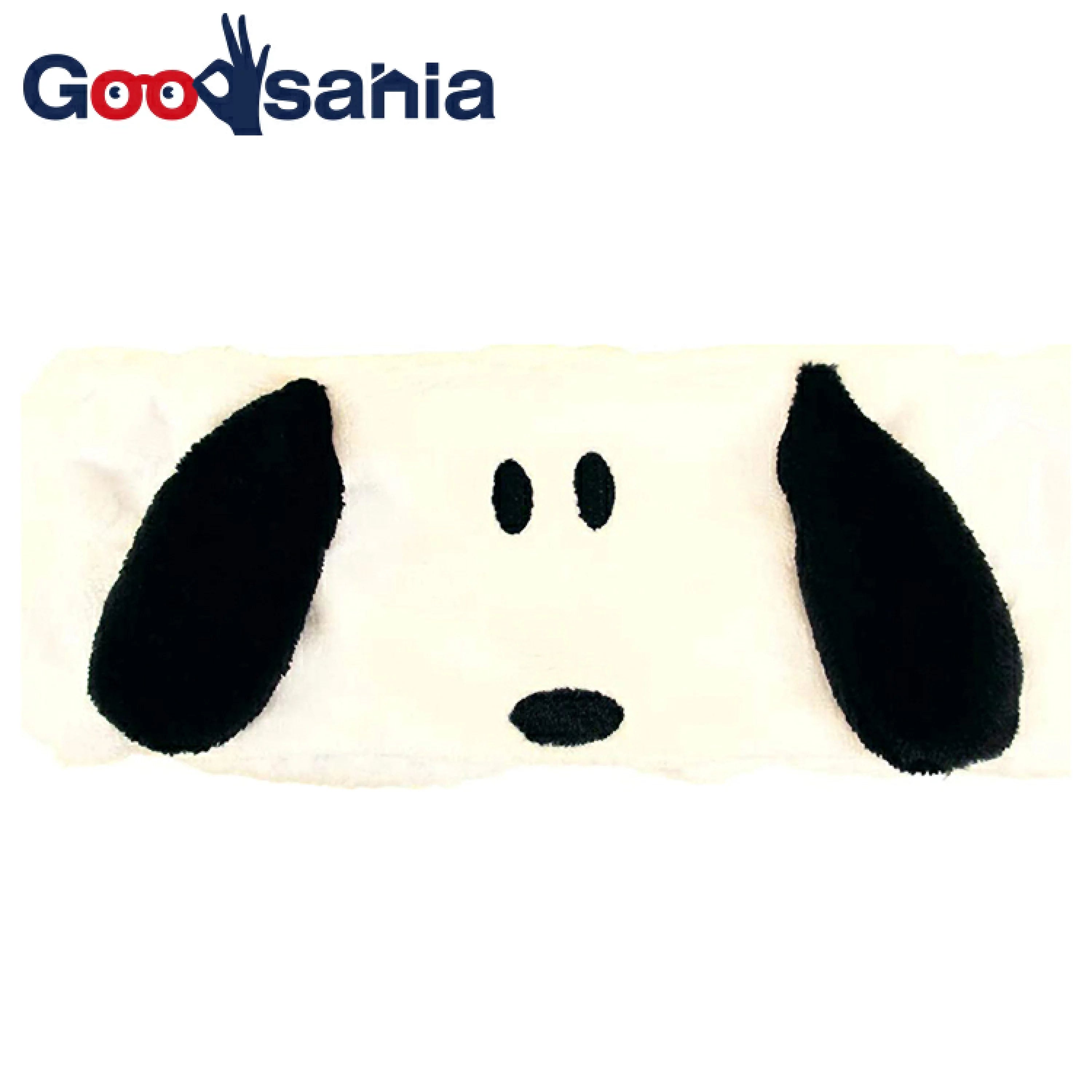 Snoopy|柔软厚实感吸水毛绒大耳朵发带|约H90×Φ235mm