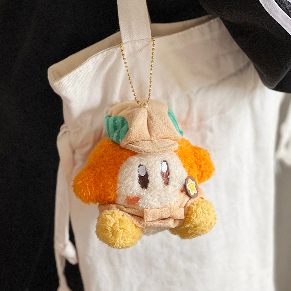 Kirby|cafe厨房限定毛茸茸卷毛挂件|約H120×W120×D70mm