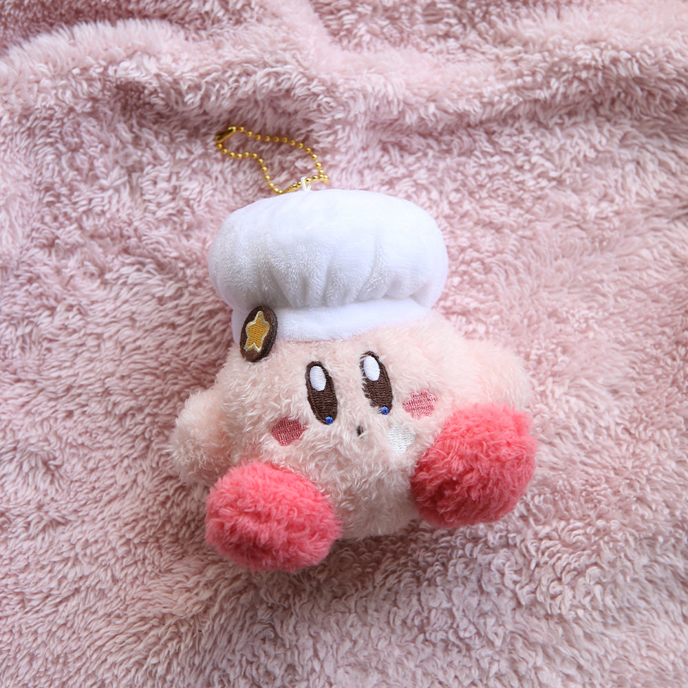 Kirby|cafe厨房限定毛茸茸卷毛挂件|約H120×W120×D70mm
