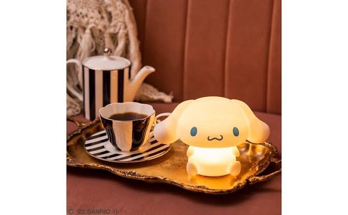 Sanrio|宝岛社床头灯/小夜灯/拍拍即亮|H15.2×W12×D9.5cm