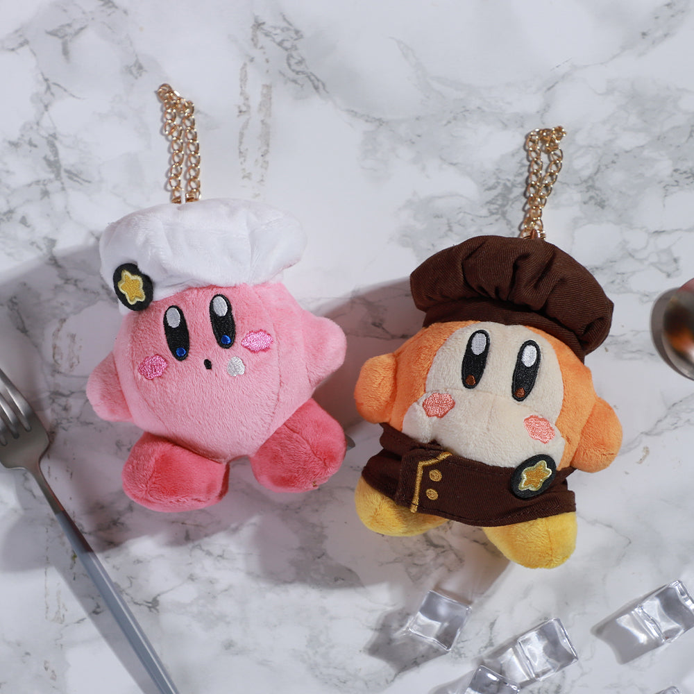 Kirby|cafe厨房限定咖啡色厨师服瓦豆挂件/包挂