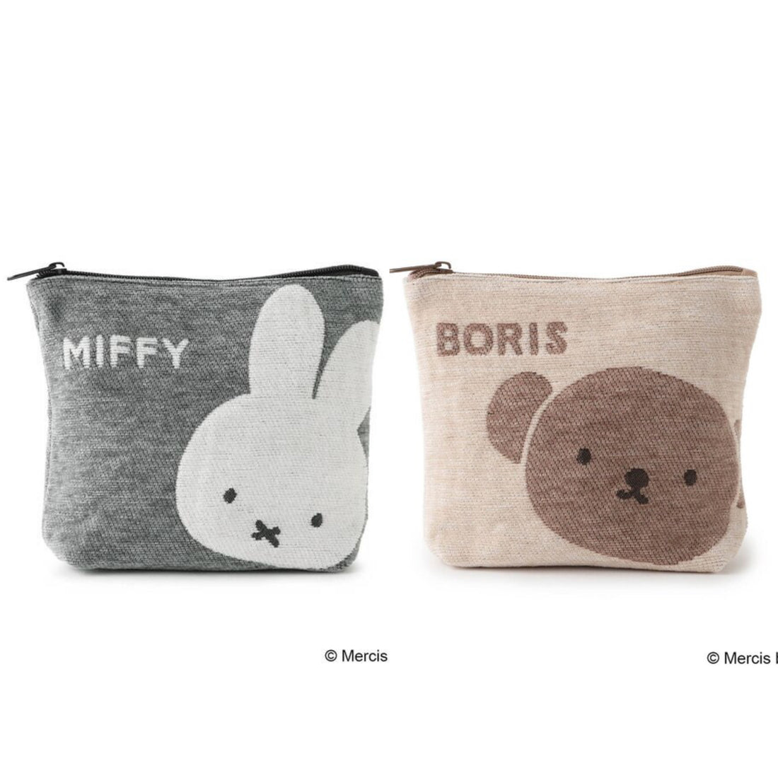 Miffy|Dick Bruna Pouch Rose Humming Pouch|H17cm*W21.5cm*D6cm approx.