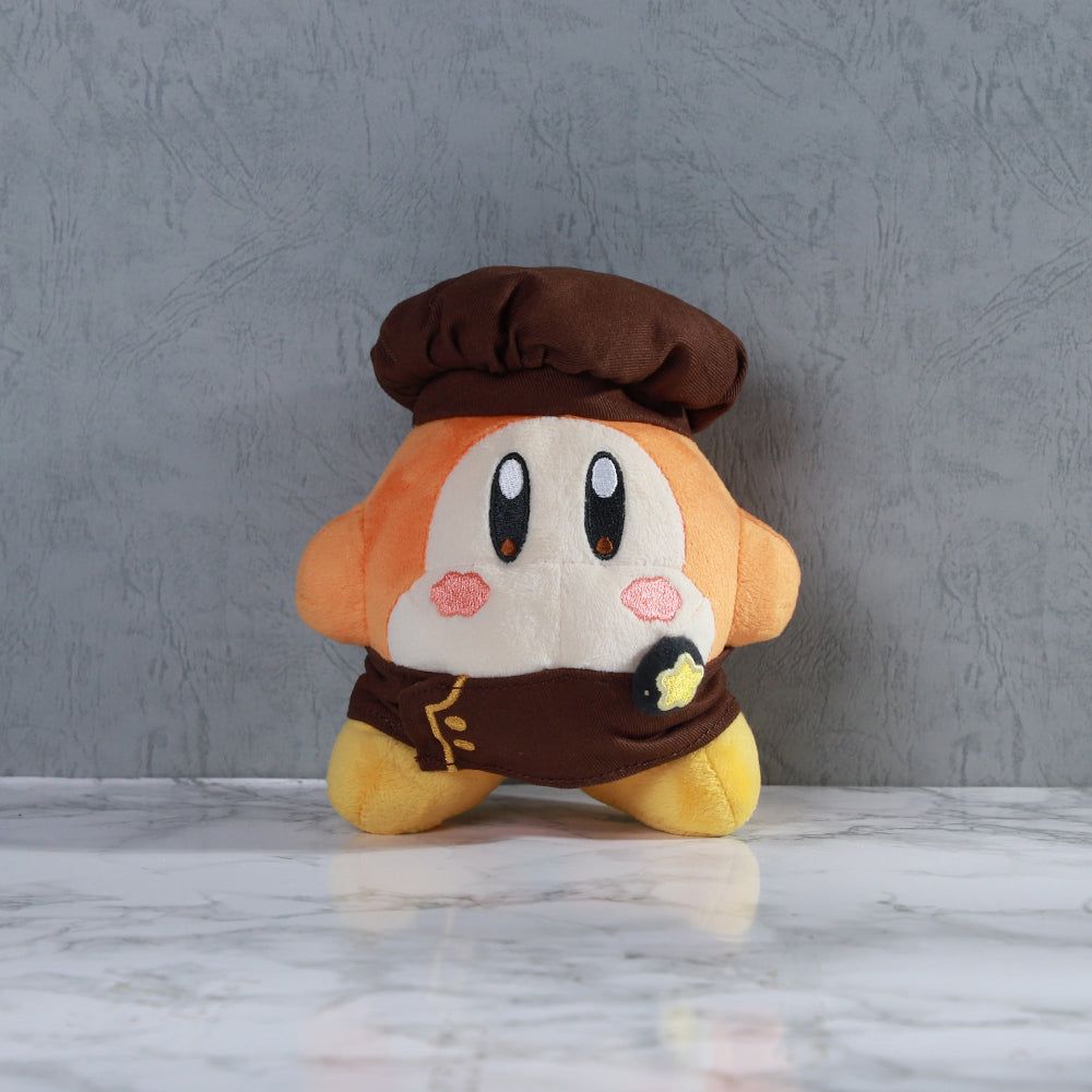 Kirby|cafe厨房限定咖啡色厨师服公仔S号|約H150×W130×D85mm