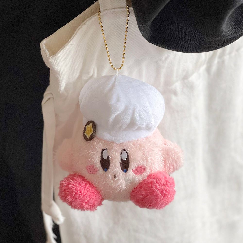Kirby|cafe厨房限定毛茸茸卷毛挂件|約H120×W120×D70mm