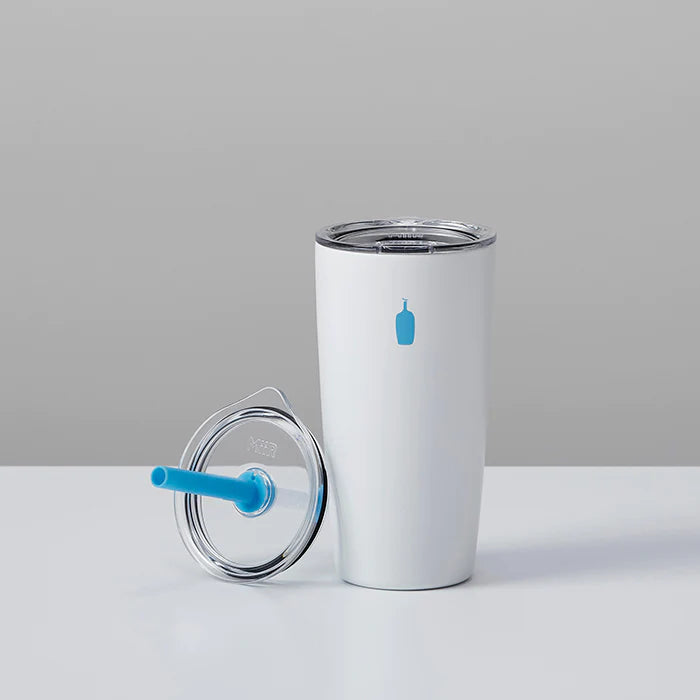 Blue bottle coffee|可便携/带吸管/两种杯盖两用保温杯|473ml