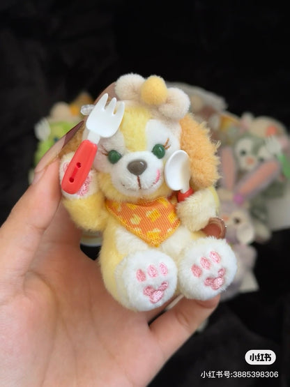 Disney迪士尼｜东迪梦幻奇妙厨房系列坐姿毛绒玩偶挂件/包挂/多巴胺配色