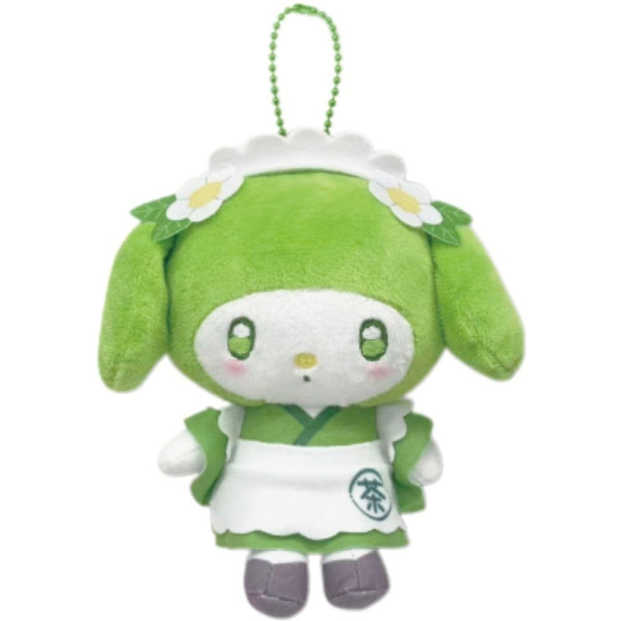 Sanrio｜Matcha Mascot Pouch Plush Keychain｜5.0 x 10.0 x 14.0cm approx.