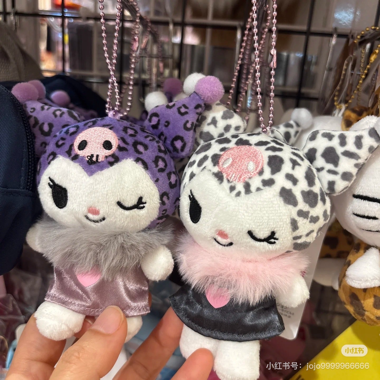 Sanrio｜Kuromi 20th Anniversary Nurse  Mascot Holder /Plush Keychain｜H11 x W10 x D5.5cm approx.