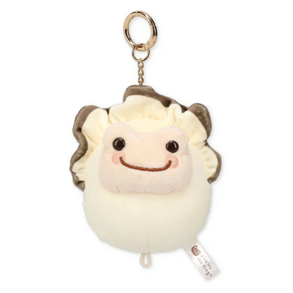 Pickles Frog｜Persimmon Oyster Mascot Holder /Plush Keychain｜H11×W7.5×D6.5cm  approx.