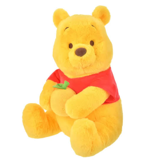Disney｜Winnie the pooh柚子噗噗2023限定小熊维尼毛绒坐姿大公仔/纸巾套｜高さ約42×幅30×奥行き30(cm)