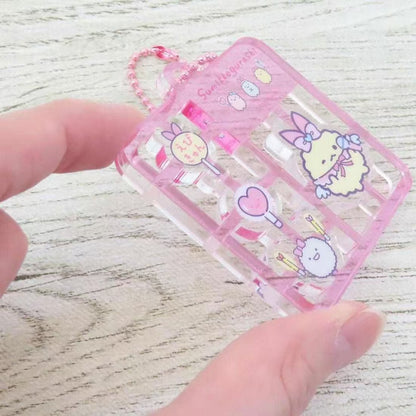 Sumikko gurashi｜Angelic Idol Ebiten no Shippo Fried Shrimp Tail Acrylic Keychain｜50×50×5mm approx.