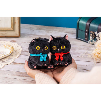 Mofusand｜Chocolate and a black cat mascot｜H110 x W80 x D105mm approx.