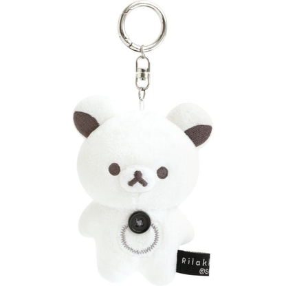 Rilakkuma｜San-x Basic Rilakkuma Monochrome Mascot Holder /Plush Keychain｜60×75×40mm approx.