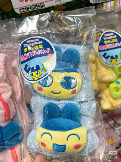 Tamagotchi｜Water Absorbing Wristbands Set of 2｜W110×H80mm approx.