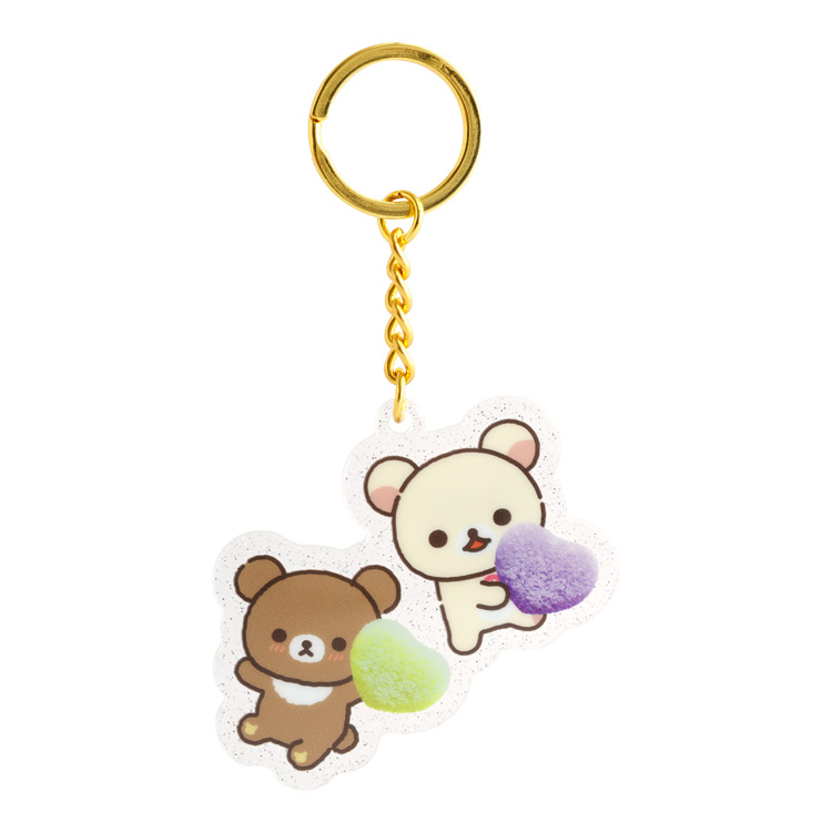 Rilakkuma｜Pure Gummy Acrylic Keychain/Keyring｜5.6cm x 5.9cm approx.