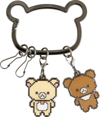 Rilakkuma｜Gaming Pixel Art Keychain/Keyring｜95×65mm approx.