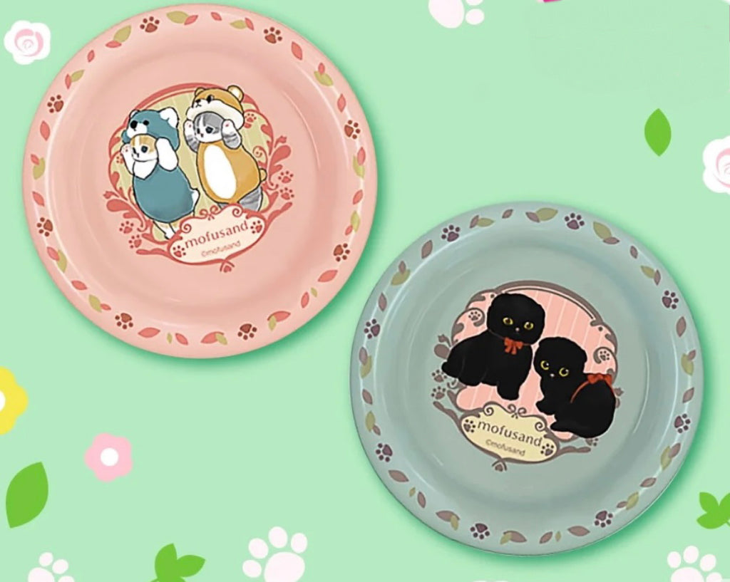Mofusand｜Heart Bandai Candy Toys - Mofusand Tray Collection 2鲨鱼猫杯垫托盘收藏系列2食玩盲盒/全8种｜1枚入