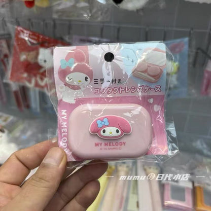 Sanrio｜Contact Lens Case with Mirror｜H92 x W88 x D25mm approx.