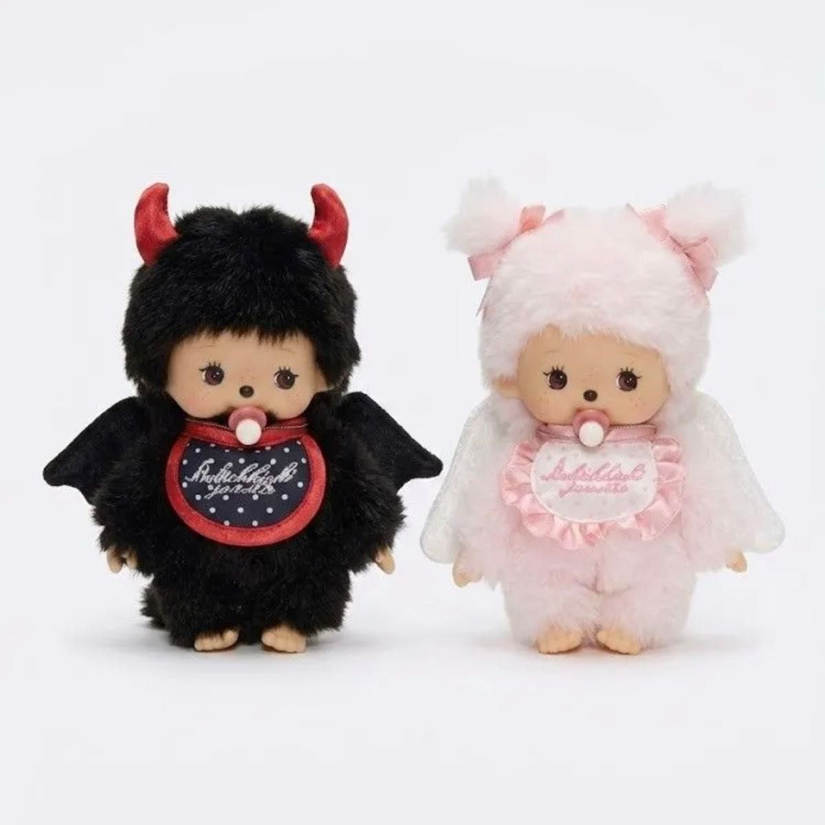 【limit 1】Monchhichi｜Bebichhichi × jouetie Angel and Devil Mascot Holder /Plush Keychain