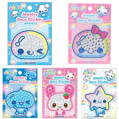 Q-LiA｜Heisei Retro  Kamio Jewelry Deco Sticker｜100×75×5mm approx.