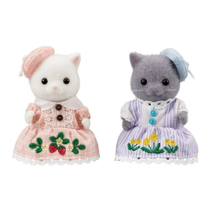 SylvanianFamilies｜Friend Pair Set Strawberry Dandelion Embroidery