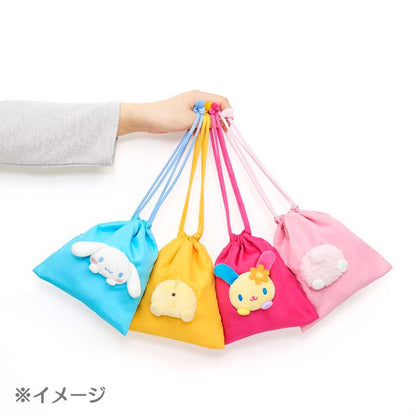 Sanrio｜Face Mascot Drawstring Bag｜16×1×17.5cm approx.