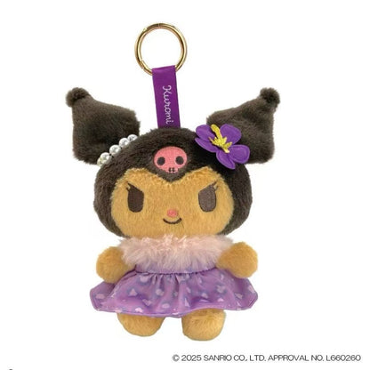 Sanrio｜Characters Sun-tanned Leopard Mascot Holder /Plush Keychain｜H12 x W13.5 x D9.5cm approx.