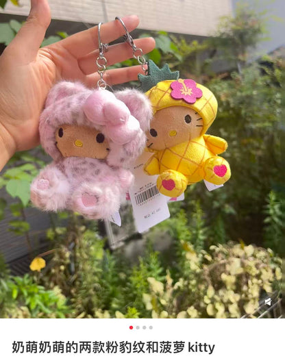 【limit 1】Hello Kitty｜GLOBAL WORK Mascot Holder /Plush Keychain