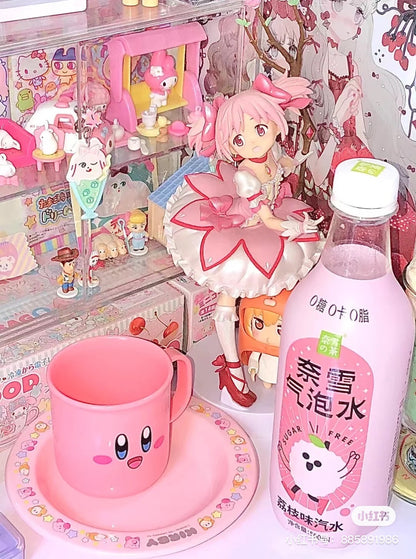 Kirby星之卡比｜粉色卡比塑料杯/水杯/漱口杯/可直接微波｜200ml