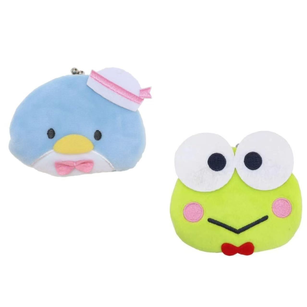 Sanrio｜Character Face Gamaguchi Mascot Coin Case｜W95 x H90 x D25 (mm) approx.