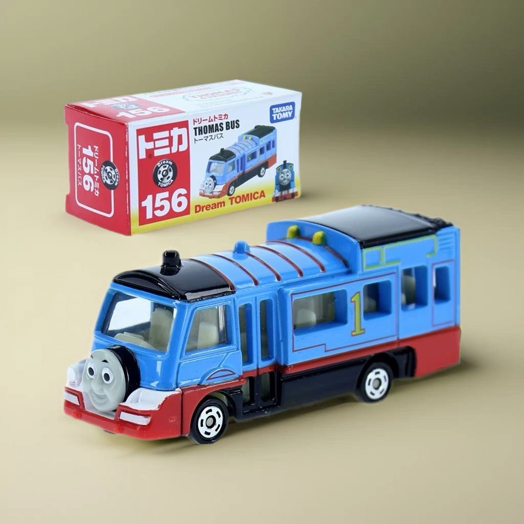 Tomica|Dream Tomica No.156 Thomas Bus多美卡托马斯巴士玩具汽车/摆件|约 W78×H41×D39mm