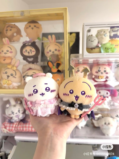 【limit 1】chiikawa｜Angel &amp; Demon Mascot Holder /Plush Keychain｜H120 x W80 x D70mm approx.