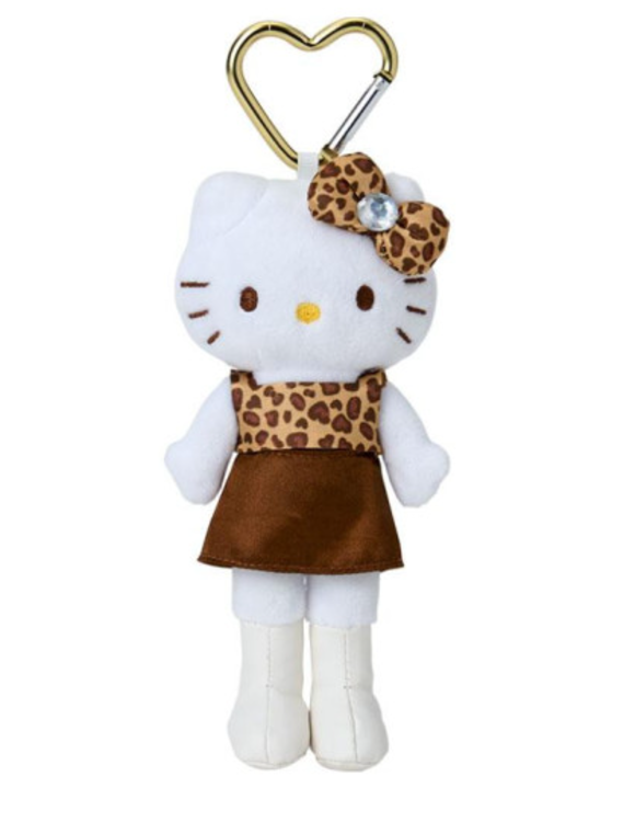 【limit 1】Hello Kitty｜Sanrio Gogo Gal Collection Mascot Holder /Plush Keychain｜7.5×4×15cm approx.